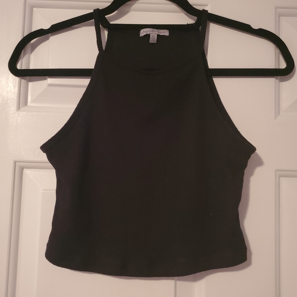 🌠3/$12 or FREE🌠 Black ribbed crop tank
